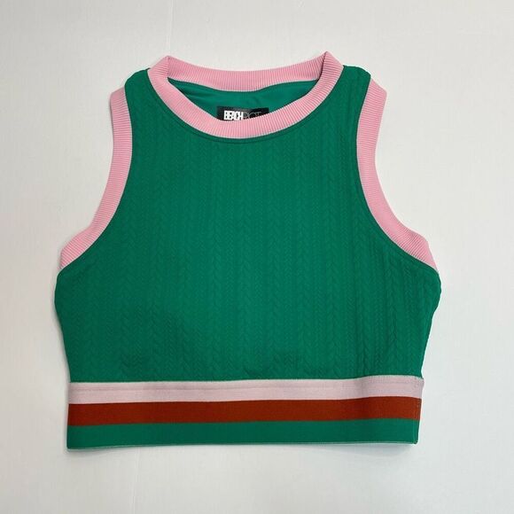 Beach Riot x Anthropologie Gwen Racerback Top Green Size XS - Picture 11 of 11
